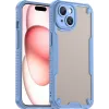 Phonesta Shockproof Armor Back Cover hoesje voor Apple iPhone 15 Plus - Blauw