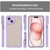 Phonesta Shockproof Armor Back Cover hoesje voor Apple iPhone 15 Plus - Paars 2