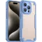 Phonesta Shockproof Armor Back Cover hoesje voor Apple iPhone 15 Pro - Blauw