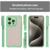 Phonesta Shockproof Armor Back Cover hoesje voor Apple iPhone 15 Pro - Groen 2