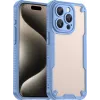 Phonesta Shockproof Armor Back Cover hoesje voor Apple iPhone 15 Pro Max - Blauw