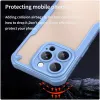 Phonesta Shockproof Armor Back Cover hoesje voor Apple iPhone 15 Pro Max - Blauw 4