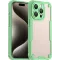 Phonesta Shockproof Armor Back Cover hoesje voor Apple iPhone 15 Pro Max - Groen