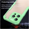 Phonesta Shockproof Armor Back Cover hoesje voor Apple iPhone 15 Pro Max - Groen 4