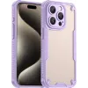 Phonesta Shockproof Armor Back Cover hoesje voor Apple iPhone 15 Pro Max - Paars