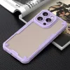 Phonesta Shockproof Armor Back Cover hoesje voor Apple iPhone 15 Pro Max - Paars 7