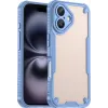 Phonesta Shockproof Armor Back Cover hoesje voor Apple iPhone 16 - Blauw