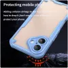Phonesta Shockproof Armor Back Cover hoesje voor Apple iPhone 16 - Blauw 4