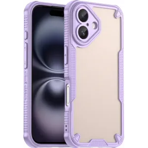 Phonesta Shockproof Armor Back Cover hoesje voor Apple iPhone 16 - Paars