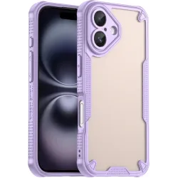 Phonesta Shockproof Armor Back Cover hoesje voor Apple iPhone 16 Plus - Paars