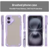 Phonesta Shockproof Armor Back Cover hoesje voor Apple iPhone 16 Plus - Paars 2