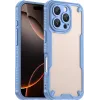 Phonesta Shockproof Armor Back Cover hoesje voor Apple iPhone 16 Pro - Blauw