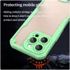 Phonesta Shockproof Armor Back Cover hoesje voor Apple iPhone 16 Pro Max - Groen 4
