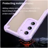 Phonesta Shockproof Armor Back Cover hoesje voor Samsung Galaxy S23 - Paars 4