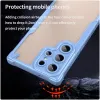 Phonesta Shockproof Armor Back Cover hoesje voor Samsung Galaxy S23 Ultra - Blauw 4