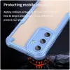Phonesta Shockproof Armor Back Cover hoesje voor Samsung Galaxy S25/S24 - Blauw 4
