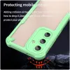 Phonesta Shockproof Armor Back Cover hoesje voor Samsung Galaxy S25/S24 - Groen 4
