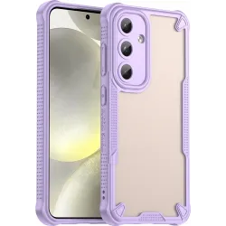 Phonesta Shockproof Armor Back Cover hoesje voor Samsung Galaxy S25/S24 - Paars