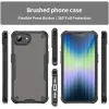 Phonesta Shockproof Armor Back Cover hoesje voor Apple iPhone 17e/16e - Zwart 2