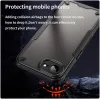 Phonesta Shockproof Armor Back Cover hoesje voor Apple iPhone 17e/16e - Zwart 4