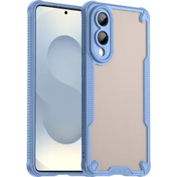 Phonesta Shockproof Armor Back Cover hoesje voor Samsung Galaxy S25 Edge - Blauw