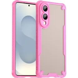 Phonesta Shockproof Armor Back Cover hoesje voor Samsung Galaxy S25 Edge - Roze