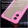 Phonesta Shockproof Armor Back Cover hoesje voor Samsung Galaxy S25 Edge - Roze 4