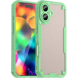Phonesta Shockproof Armor Back Cover hoesje voor Apple iPhone 17 - Groen