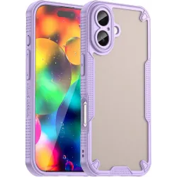 Phonesta Shockproof Armor Back Cover hoesje voor Apple iPhone 17 - Paars