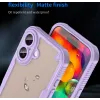 Phonesta Shockproof Armor Back Cover hoesje voor Apple iPhone 17 - Paars 10