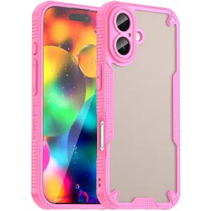 Phonesta Shockproof Armor Back Cover hoesje voor Apple iPhone 17 - Roze