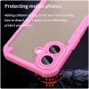 Phonesta Shockproof Armor Back Cover hoesje voor Apple iPhone 17 - Roze 6