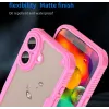 Phonesta Shockproof Armor Back Cover hoesje voor Apple iPhone 17 - Roze 10