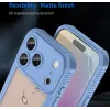 Phonesta Shockproof Armor Back Cover hoesje voor Apple iPhone 17 Pro - Blauw 10
