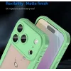 Phonesta Shockproof Armor Back Cover hoesje voor Apple iPhone 17 Pro - Groen 10