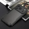 Phonesta Shockproof Armor Back Cover hoesje voor Apple iPhone 17 Pro - Zwart 2