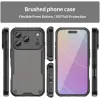 Phonesta Shockproof Armor Back Cover hoesje voor Apple iPhone 17 Pro - Zwart 4
