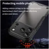 Phonesta Shockproof Armor Back Cover hoesje voor Apple iPhone 17 Pro - Zwart 6