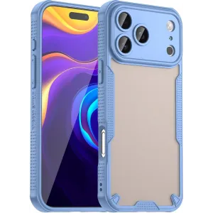Phonesta Shockproof Armor Back Cover hoesje voor Apple iPhone 17 Pro Max - Blauw