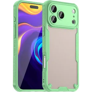 Phonesta Shockproof Armor Back Cover hoesje voor Apple iPhone 17 Pro Max - Groen