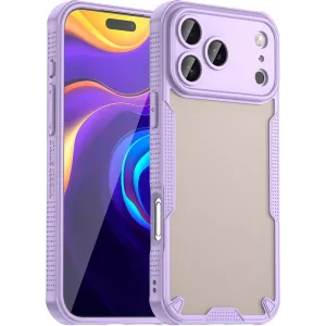 Phonesta Shockproof Armor Back Cover hoesje voor Apple iPhone 17 Pro Max - Paars