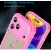 Phonesta Shockproof Armor Back Cover hoesje voor Apple iPhone 17 Pro Max - Roze 8