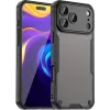Phonesta Shockproof Armor Back Cover hoesje voor Apple iPhone 17 Pro Max - Zwart