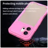 Phonesta Shockproof Armor Back Cover hoesje voor HONOR 600 - Roze 3