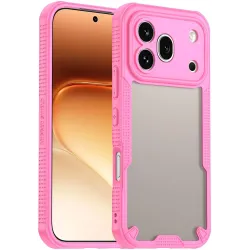 Phonesta Shockproof Armor Back Cover hoesje voor HONOR 600 Pro - Roze
