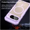Phonesta Shockproof Armor Back Cover hoesje met MagSafe voor Google Pixel 10 - Paars 4
