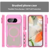 Phonesta Shockproof Armor Back Cover hoesje met MagSafe voor Google Pixel 10 - Roze 2