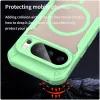 Phonesta Shockproof Armor Back Cover hoesje met MagSafe voor Google Pixel 10 Pro - Groen 4