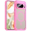 Phonesta Shockproof Armor Back Cover hoesje met MagSafe voor Google Pixel 10 Pro - Roze