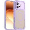Phonesta Shockproof Armor Back Cover hoesje met MagSafe voor HONOR 600 - Paars 0